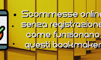 Scommesse online senza registrazione: come funzionano questi bookmaker