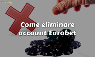 Come eliminare account Eurobet