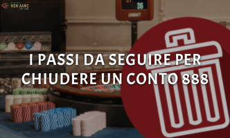 I passi da seguire per chiudere un conto 888